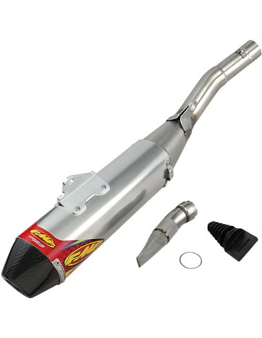 Muffler Factory 4.1 Rct Stainless Sl (Slip-On) W/ Carbon End Cap FMF 044443