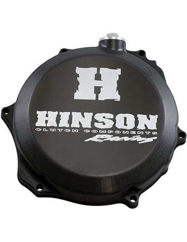 HINSON Clutch Cover, Black Aluminum, Suzuki RM-Z450