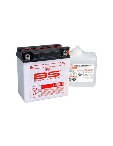 Batterie BS Batterie BB9-B (Fresh Pack)