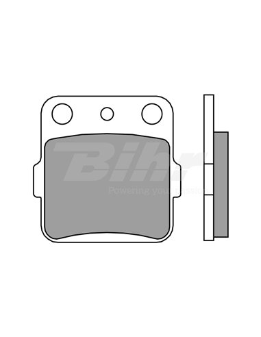 Pastillas de freno sinterizadas de competición Brembo 07HO32SX. Posición: Delantera.