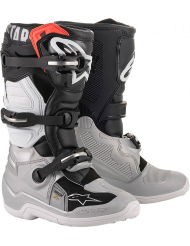 Botas motocross Alpinestarss Tech 7S Blanco| Dorado| Negro| Plateado 2