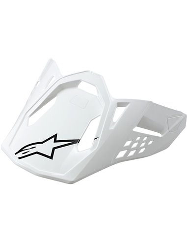 Visera S-M 10/S-M8 Wh Gloss Alpinestars 8981019-2180-Os