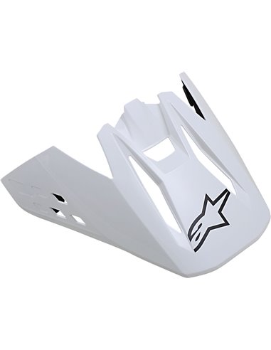 Visera S-M5 Solid Gloss Blanco Alpinestars 8983021-2180