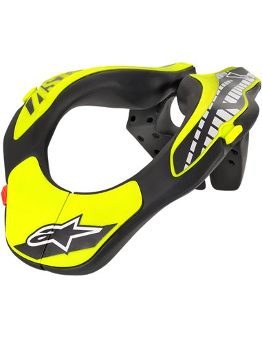 Youth Neck Support Black/Yellow One Size Alpinestars 6540118-155-Os