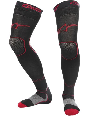 Long Mx Socks Black/Red S/M Alpinestars 4705015-13-Sm