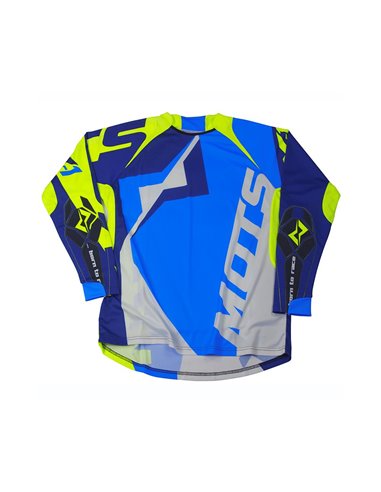 Maillot motocross-enduro MOTS X1 bleu/Fluo XXL