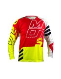 Camiseta trial MOTS STEP5 vermell/Fluo S