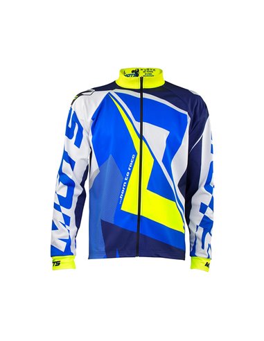 Veste Trial MOTS RIDER3 bleu/Fluo L