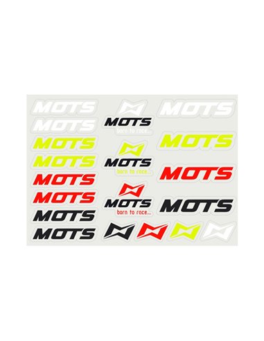 Sticker sheet MOTS (21cms x 148cms)