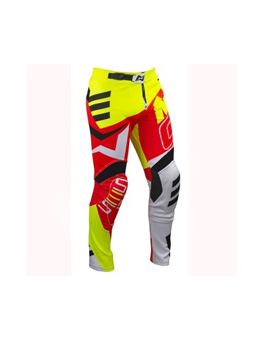 Pantalon Trial MOTS STEP5 rouge-Fluo XXL