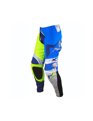 Calças motocross enduro MOTS X1 Azul/Fluo XL