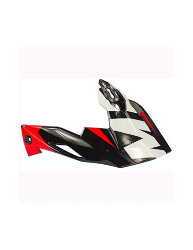 Viseira de capacete JUMP UP01 vermelho MT6936R