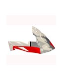 Helmet Visor JUMP UP02, red