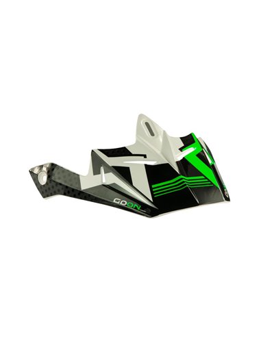 Viseira de capacete Trial GO ON2 Verde Fluo MT6927V