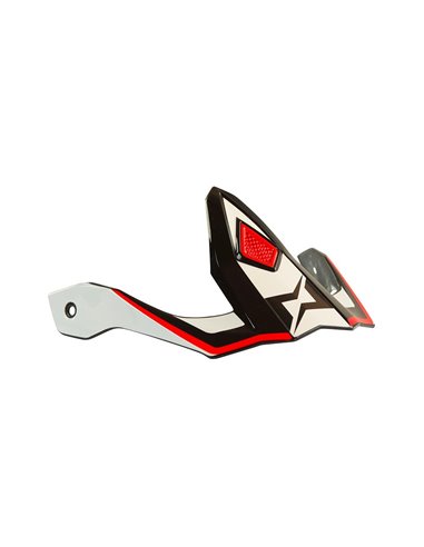 Helmet Visor trials GO2 FAST red MT6933R