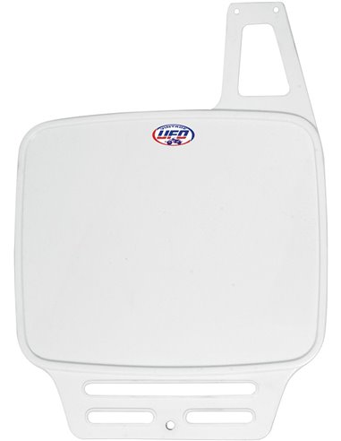 Vintage Uni Tapa frontal porta-número (79-89) blanco UFO-Plast ME08045-W