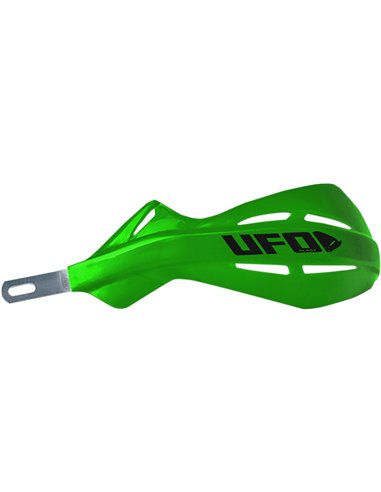 Protège-mains universel en aluminium pour barres de 22 mm (7-8 ") Kx-green UFO-Plast PM01632-026