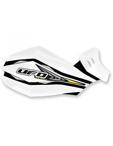 Replacement plastic for Claw handguards UFO-Plast white handguards PM01641-041