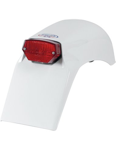 Vintage Uni Guardabarros trasero Fantic W- Taillight (79-82) blanco UFO-Plast ME08032-W