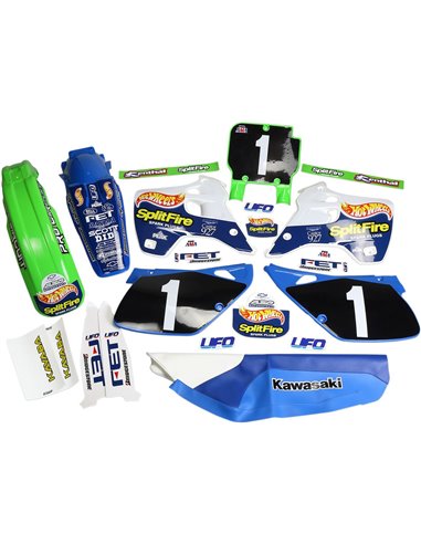 Kit de plàstics i adhesius Hotwheels Rèplica UFO-Plast KITKAWASAKI210