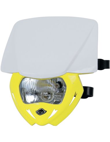 Panther Headlight Holder (12V-35W) Dual Color white-Rm-yellow UFO-Plast PF01709W-102