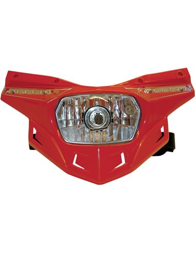 Plástico de reposição stealth para protetores de mão Parte inferior (12V-35W e Led) Crf-Red UFO-Plast PF01714-070