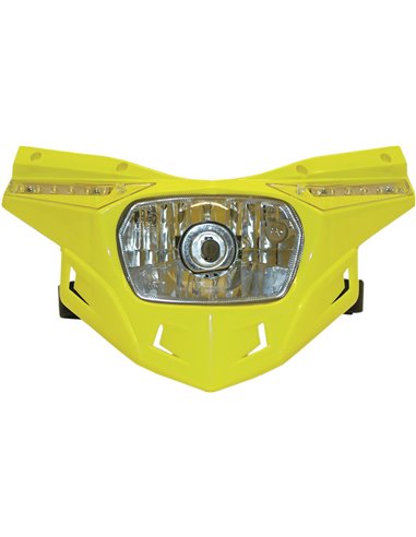 Plástico de reposição stealth para protetores de mão Parte inferior (12V-35W e Led) Rm-amarelo UFO-Plast PF01714-102