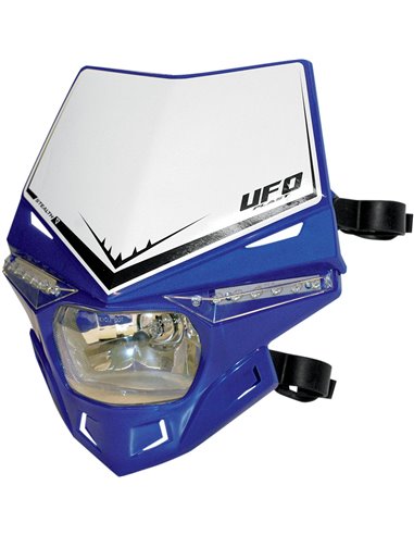 Stealth Headlight Holder (12V-35W & Led) Single Color Reflex-blue UFO-Plast PF01715-089