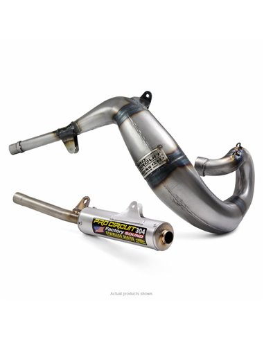 Kit de bufanda de escape Pro Circuit Works + Silencioso 304, Honda CR250R