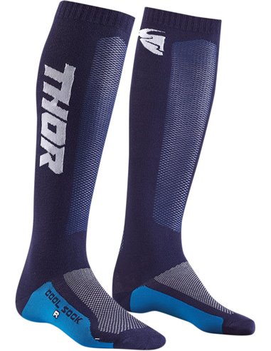 Calcetines motocross THOR Mx Cool S9 Navy/White 10-13 3431-0428