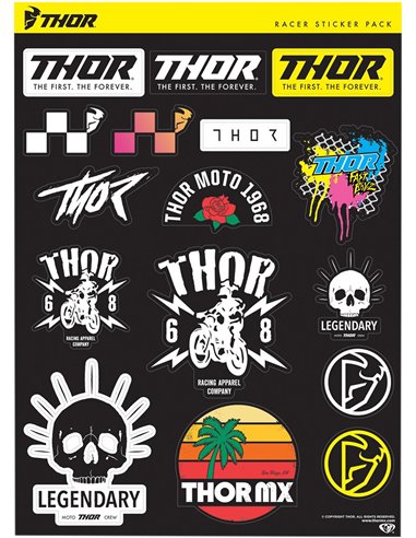 THOR Decal Sheet S20 Race 4320-2181