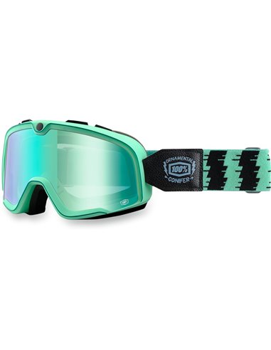 100 % Barstow Naranjanamental Conifer Racing Goggle W/ EspejNaranjaNaranja Green Lens 50002-184-02