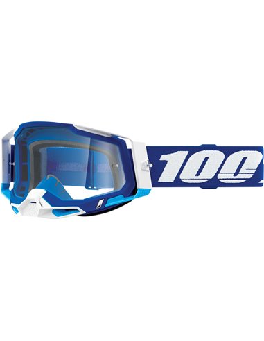 Masque Motocross 100% Racecraft 2 Bleu Transparent 50121-101-02