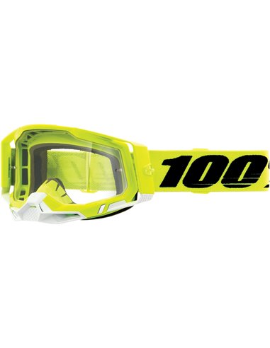 100 % Goggle Racecraft 2 Amarillo Transparente 50121-101-04