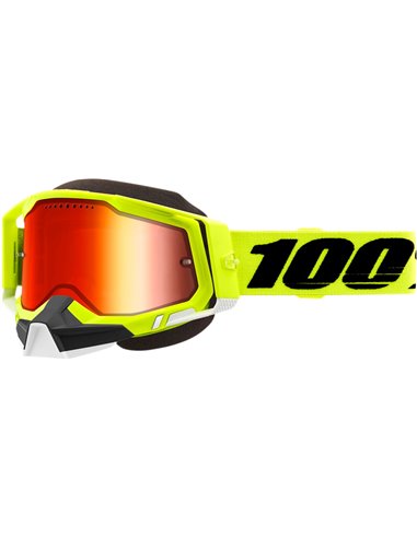 100 % Goggle Racecraft 2 Snow Amarillo Espejo Rd 50122-651-04