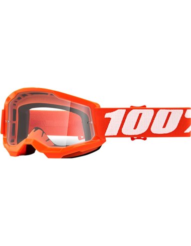 100 % Goggle Strata 2 Youth Naranja Transparente 50521-101-05