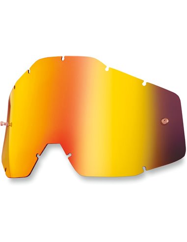 100 % Youth EspejNaranjaNaranja Red Replacement Lens FNaranja 100% Jr Goggles 51003-003-02