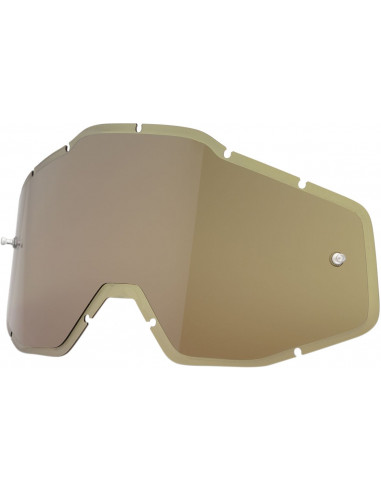 Recambio cristal gafas motocross 100% anti-vaho verde oliva 51004-015-02