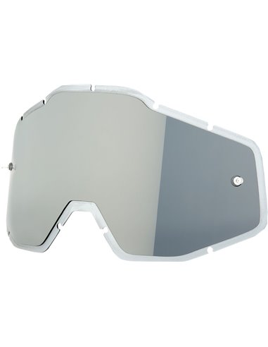 100 % EspejNaranjaNaranja Platalver Flash/Ahumado Anti-Fog Injected Replacement Lens FNaranja 100% Goggles 51004-028-02