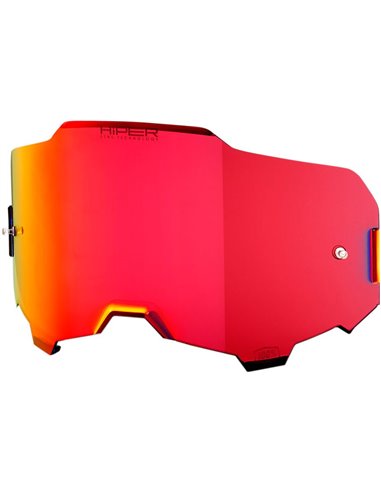 Recambio cristal para gafas 100 % Armega Hiper Espejo/Rojo 51041-033-02