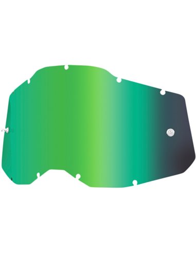 Écran de replacement pour masque 100% Rc2 / Ac2 / Strata 2 Green Mirror 51008-260-01