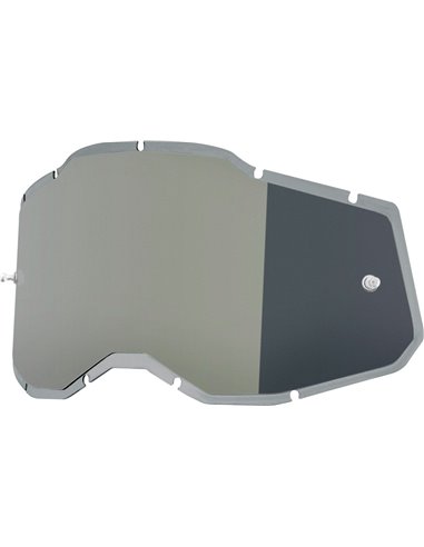 Recambio cristal para gafas 100 % Rc2/Ac2/Strata 2 I-Espejo Plata 51008-352-01