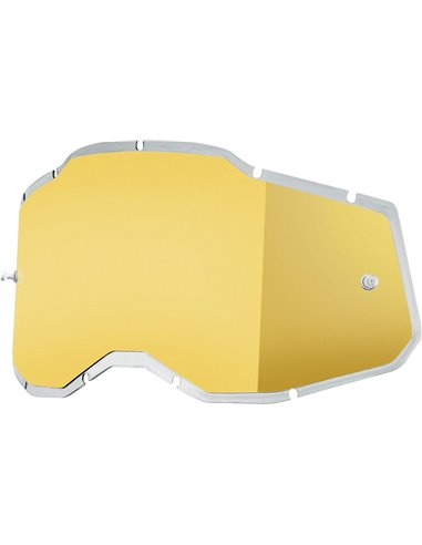 Recambio cristal para gafas 100 % Rc2/Ac2/Strata 2 I-Espejo Dorado 51008-359-01