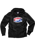 100 % Official Full-Zip Hoody Black Large 36005-001-12