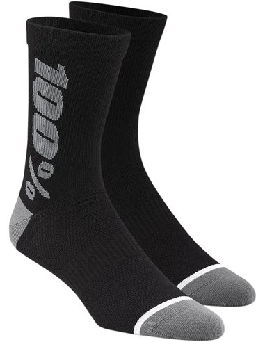 100 % Rythym Merino PerfNaranjamance Socks Black/Gray L/Xl 24006-057-18