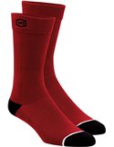 Chaussettes 100% Rouge Uni Lg / Xl 24021-003-18