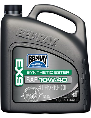 BEL-RAY Exs Synthetic Ester 4-Stroke Engine Oil 10W-40 4 Liter 99161-B4LW