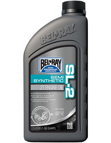 BEL-RAY Sl-2 Semi-Synthetic 2T Oli de Motor 1 Liter 99460-B1LW