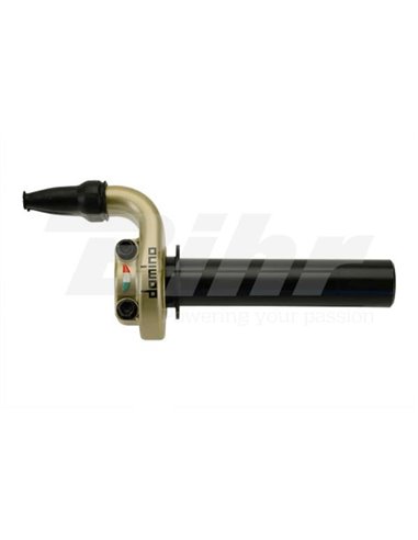 Domino KRE03 gold off road fast throttle without grips 3358.03