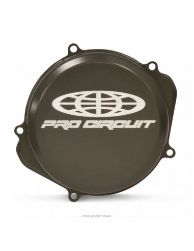 Pro Circuit clutch cover for Honda CRF250R: aluminum, black